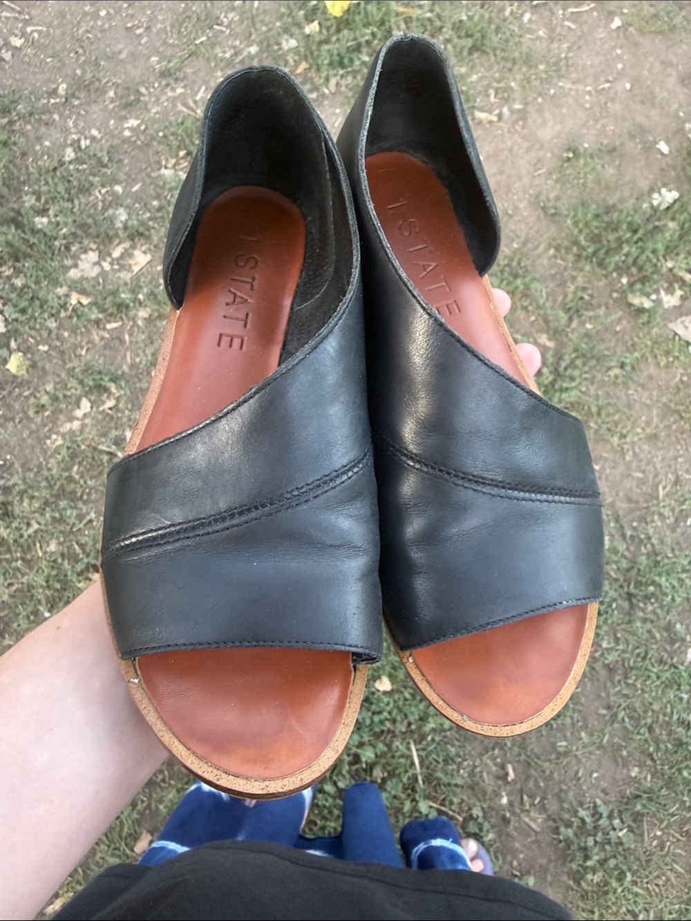 1. State sandals